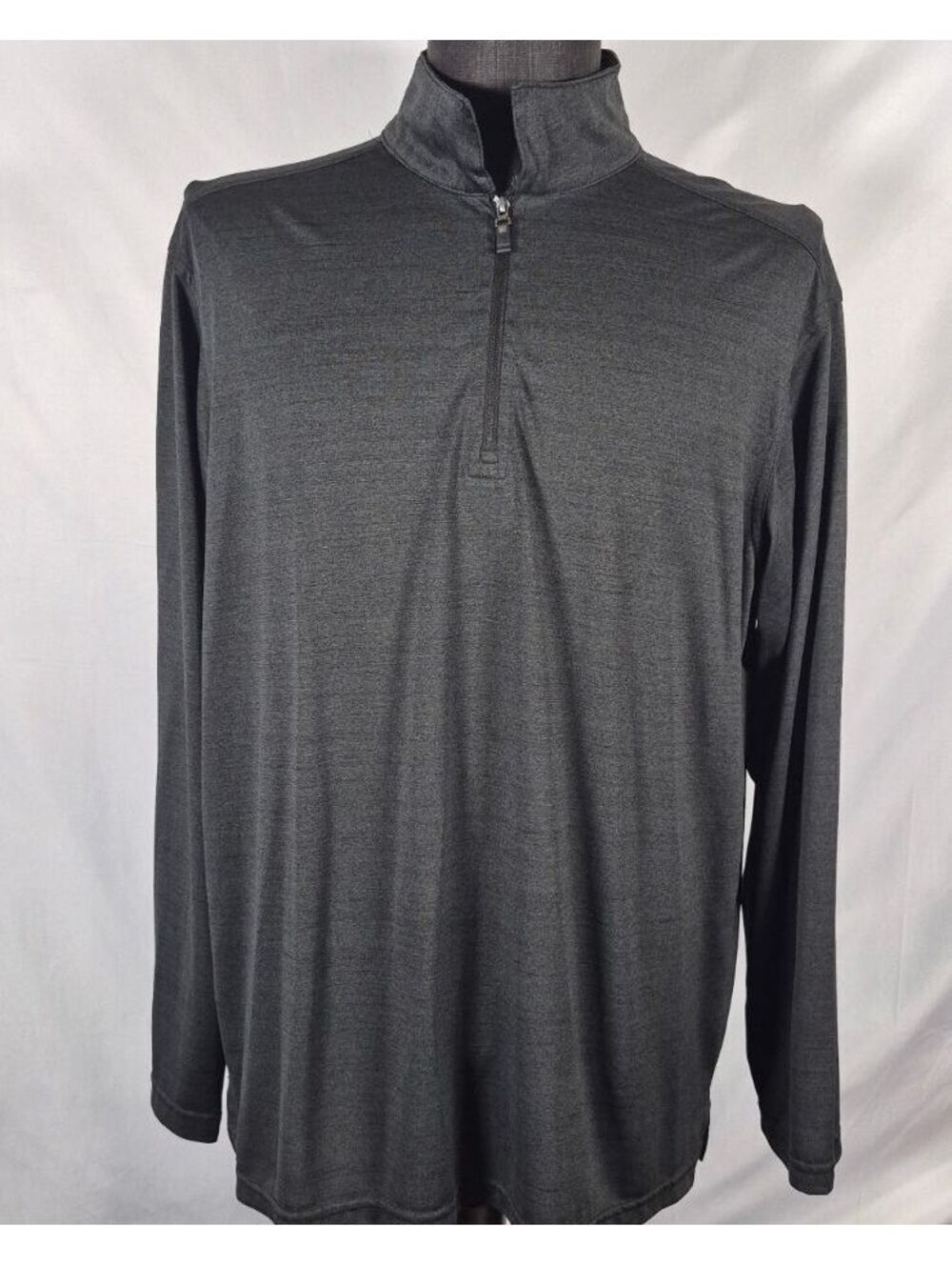 AKWA Classic XL Gray Golf Quarter Zip Pullover Made USA